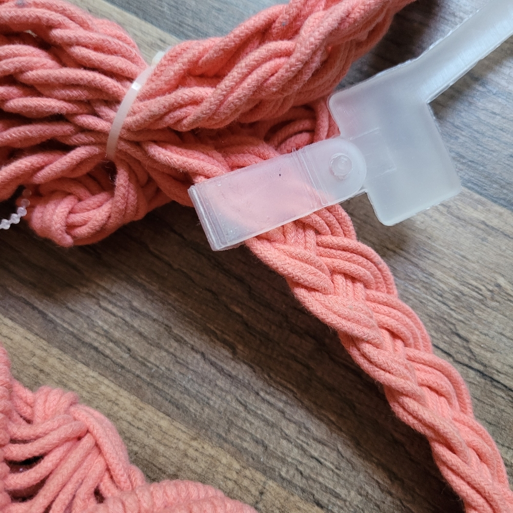 NWT No Boundaries Coral Boho Bag with Fringe - Picture 5 of 8